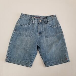 Vintage Zena Premium Denim Shorts Size 6 Waist 27
